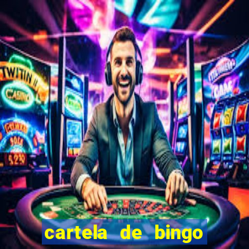 cartela de bingo cha de panela